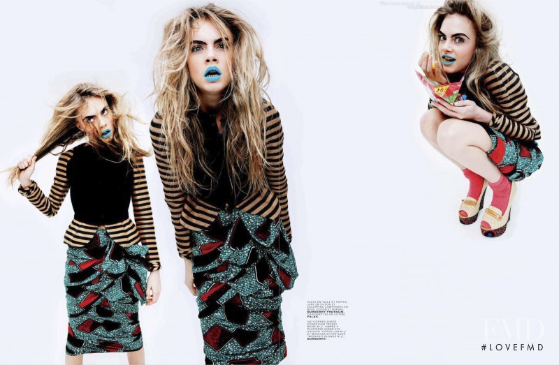 Cara Delevingne featured in Cara, February 2012