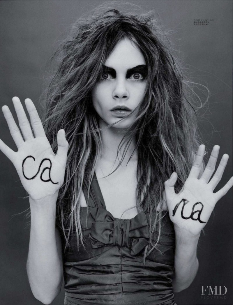 Cara Delevingne featured in Cara, February 2012