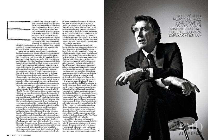 Bryan Ferry, January 2012