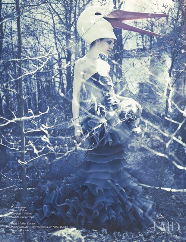 Carrie Anne Burton featured in Le Petit Chaperon Rouge, April 2011