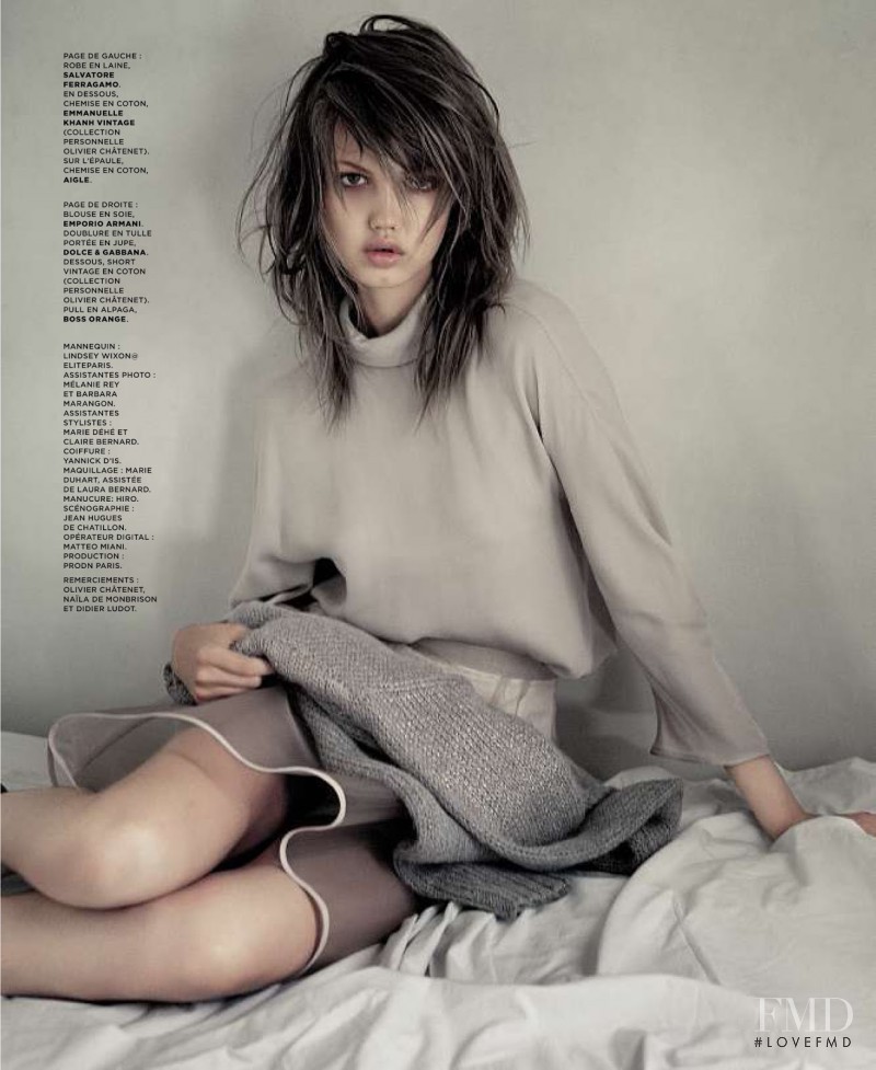 Lindsey Wixson featured in Torpeur D\'Automne, September 2013