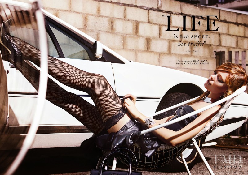 Frida Gustavsson featured in Life Is Too Short For Traffic, September 2013