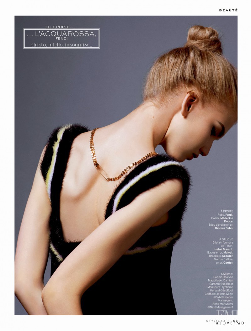 Anna Martynova featured in Au Parfum, September 2013