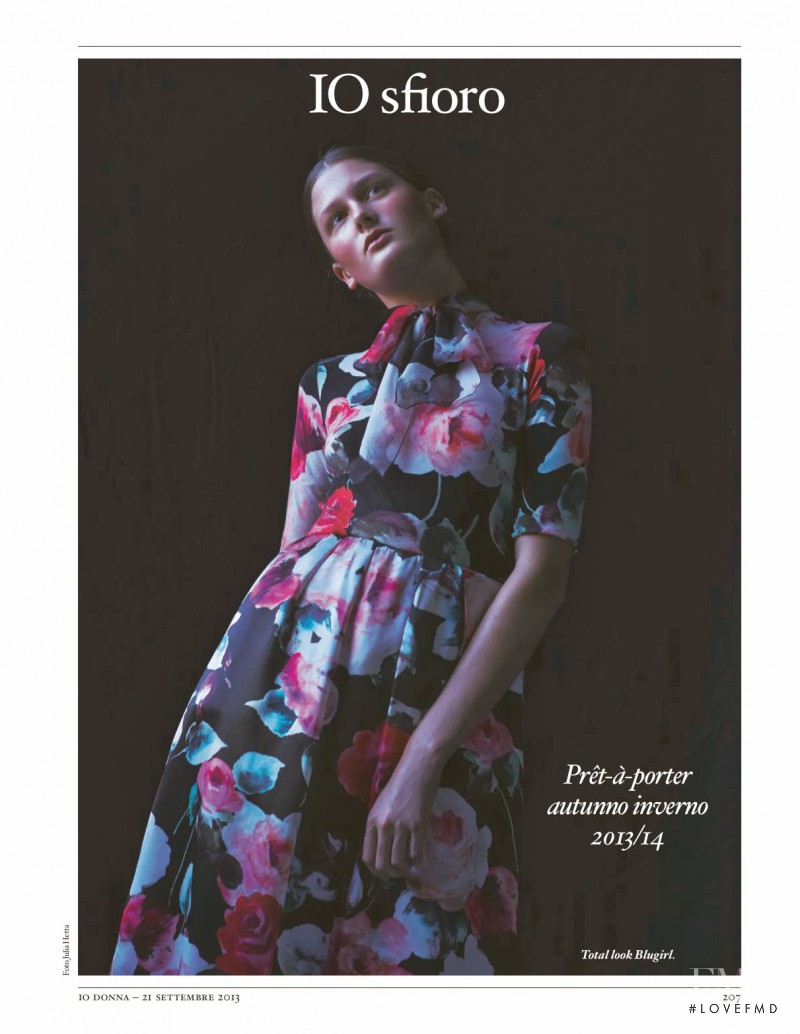 Nora Lony featured in Palazzo D\'inverno. Lo Stile. Ora, September 2013