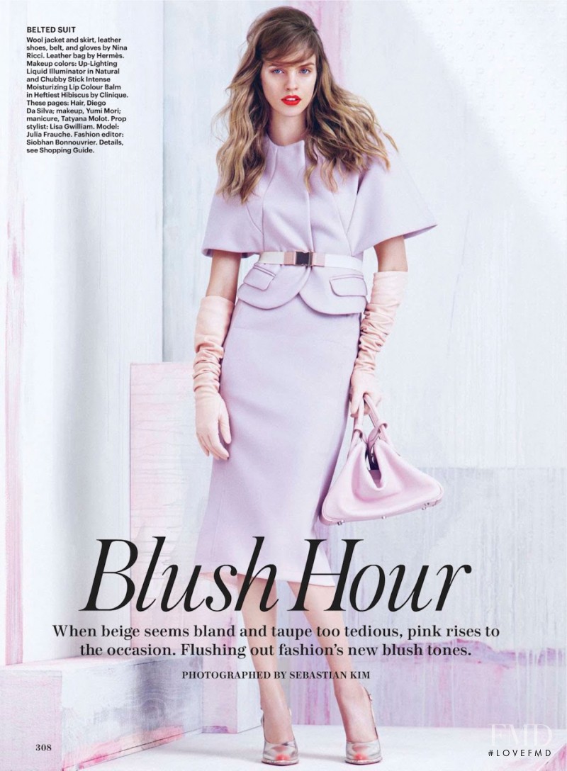 Julia Frauche featured in Blush Hour, October 2013