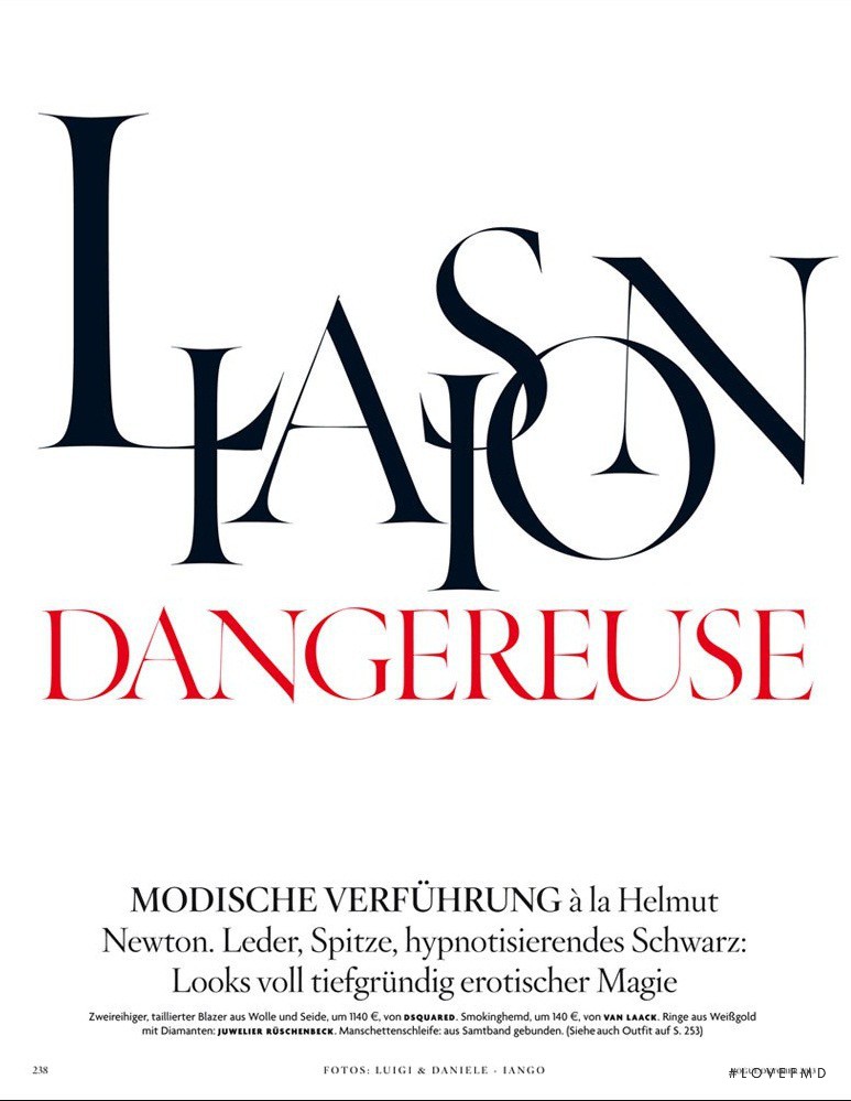 Liaison Dangereuse, October 2013