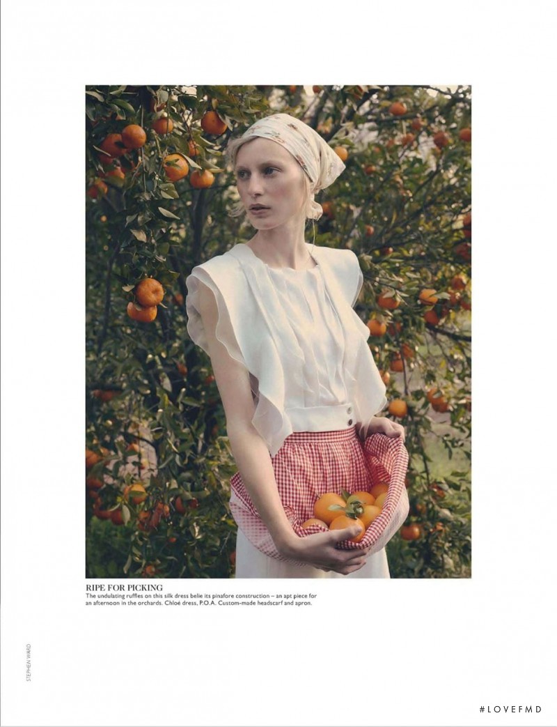 Julia Nobis featured in Pick Of The Crop, October 2013