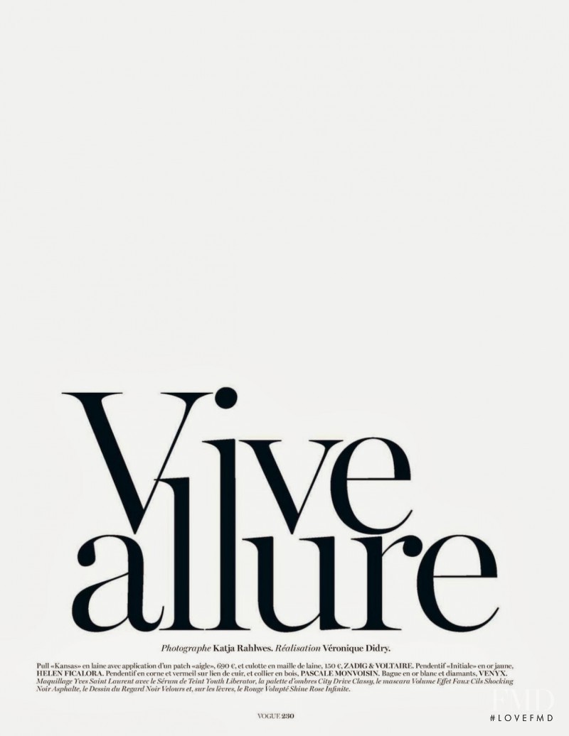 Vive Allure, October 2013