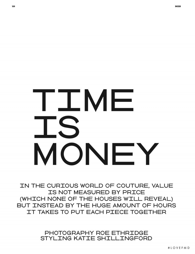 Time Is Money, April 2011