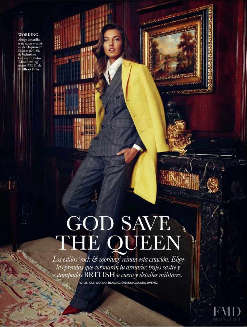 Alina Baikova featured in God Save The Queen, October 2013
