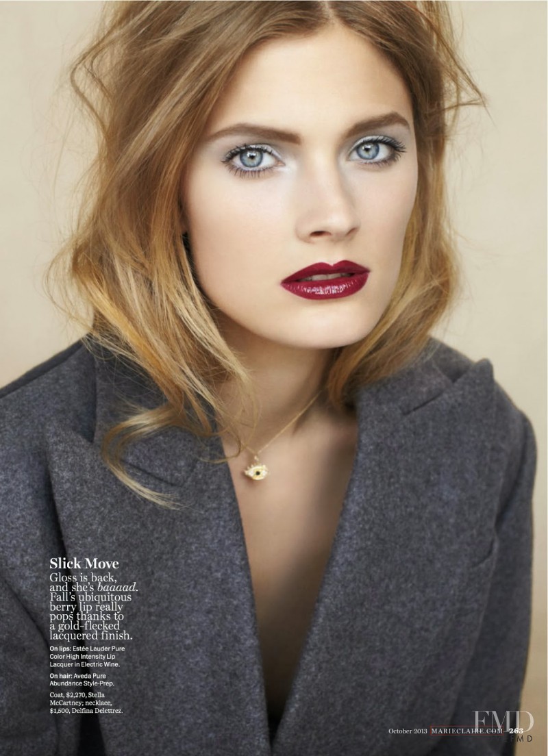 Constance Jablonski featured in Facing The Elements, October 2013