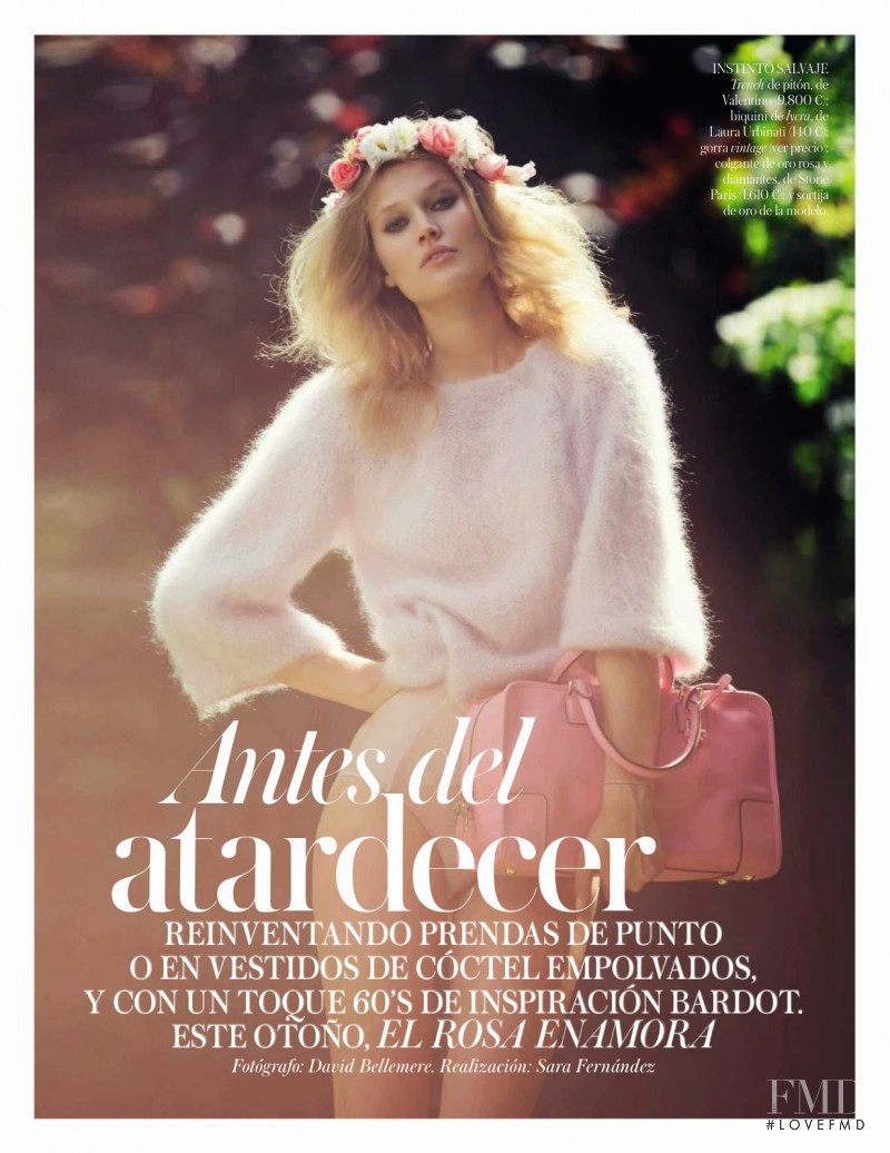 Toni Garrn featured in Antes Del Atardecer, October 2013