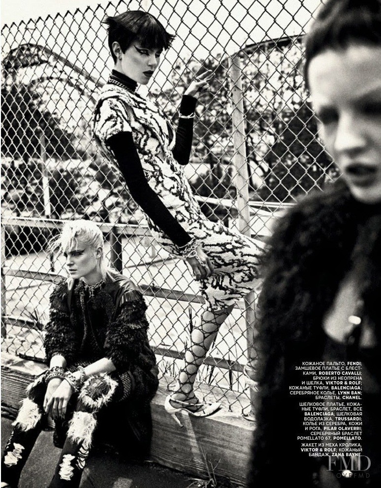 Charlotte Tomaszewska featured in Punk Chic Shine, October 2013