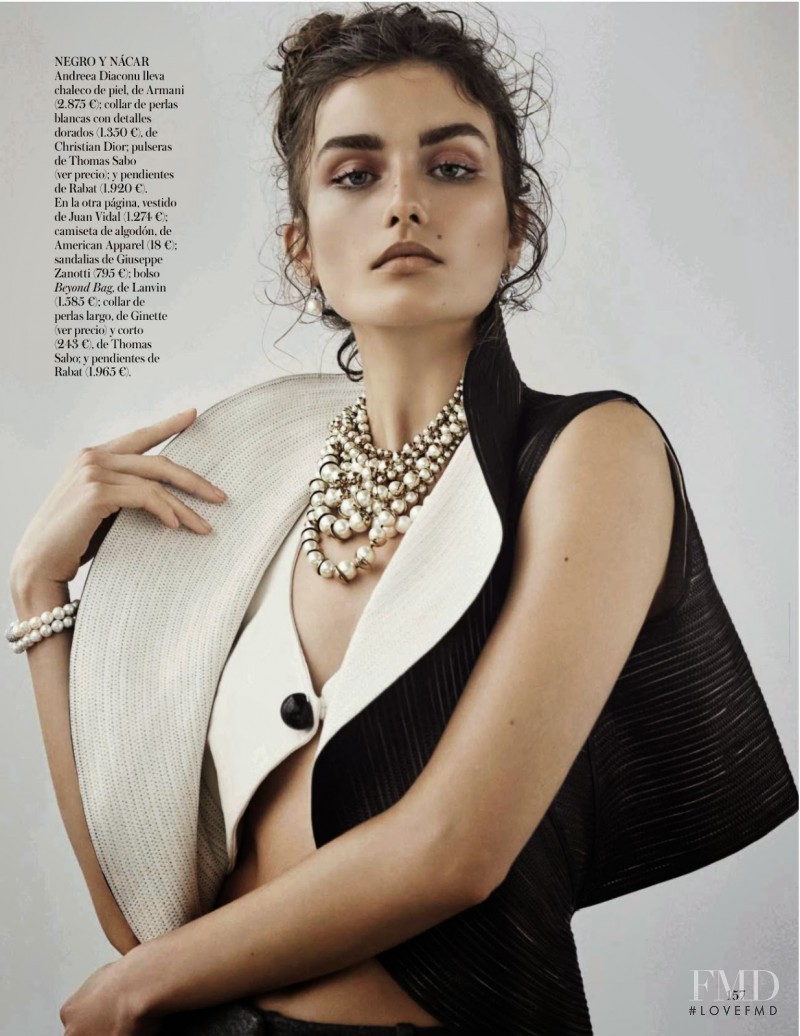 Andreea Diaconu featured in Ladies & Gentlemen, October 2013
