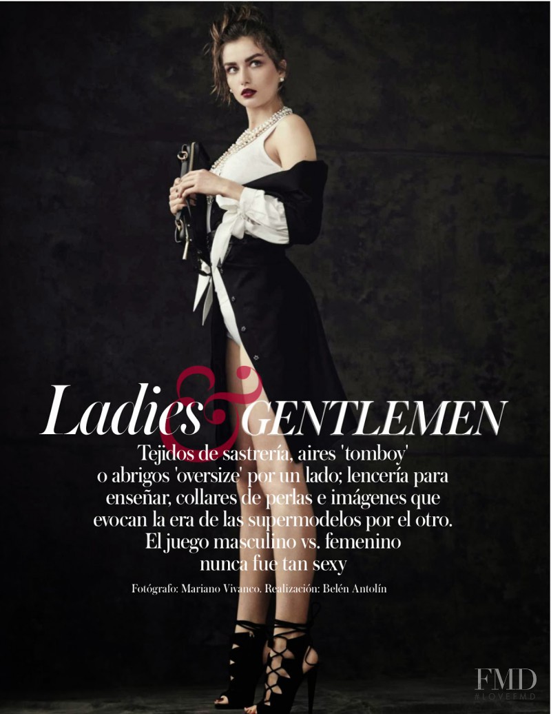 Andreea Diaconu featured in Ladies & Gentlemen, October 2013