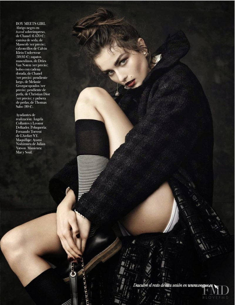 Andreea Diaconu featured in Ladies & Gentlemen, October 2013