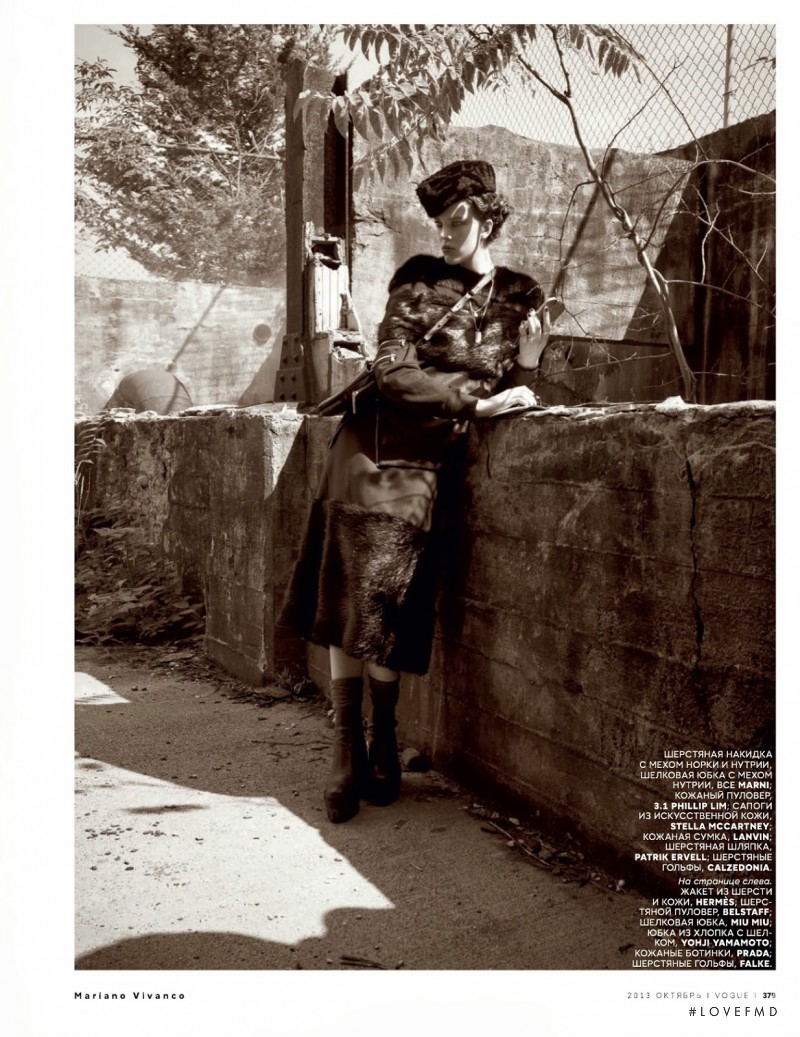 Giedre Kiaulenaite featured in Wartime Romance, October 2013
