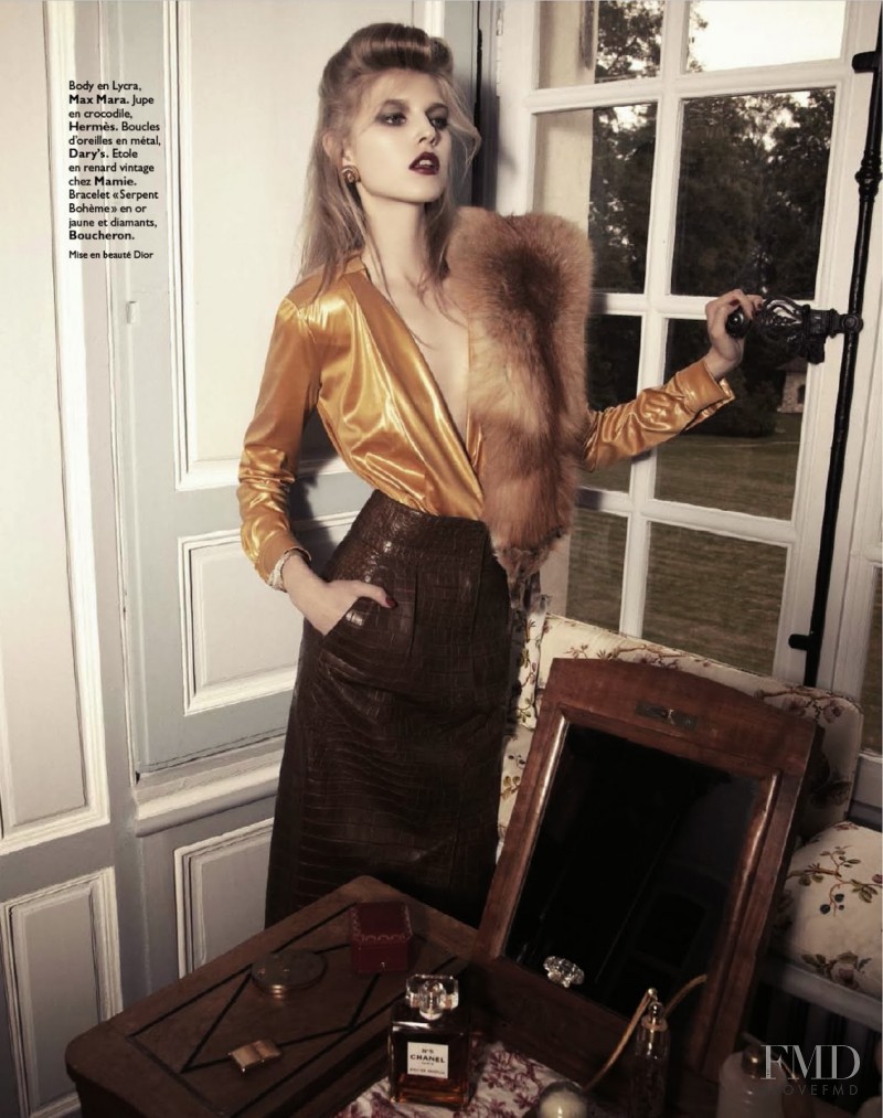 Ola Rudnicka featured in Caprices, September 2013