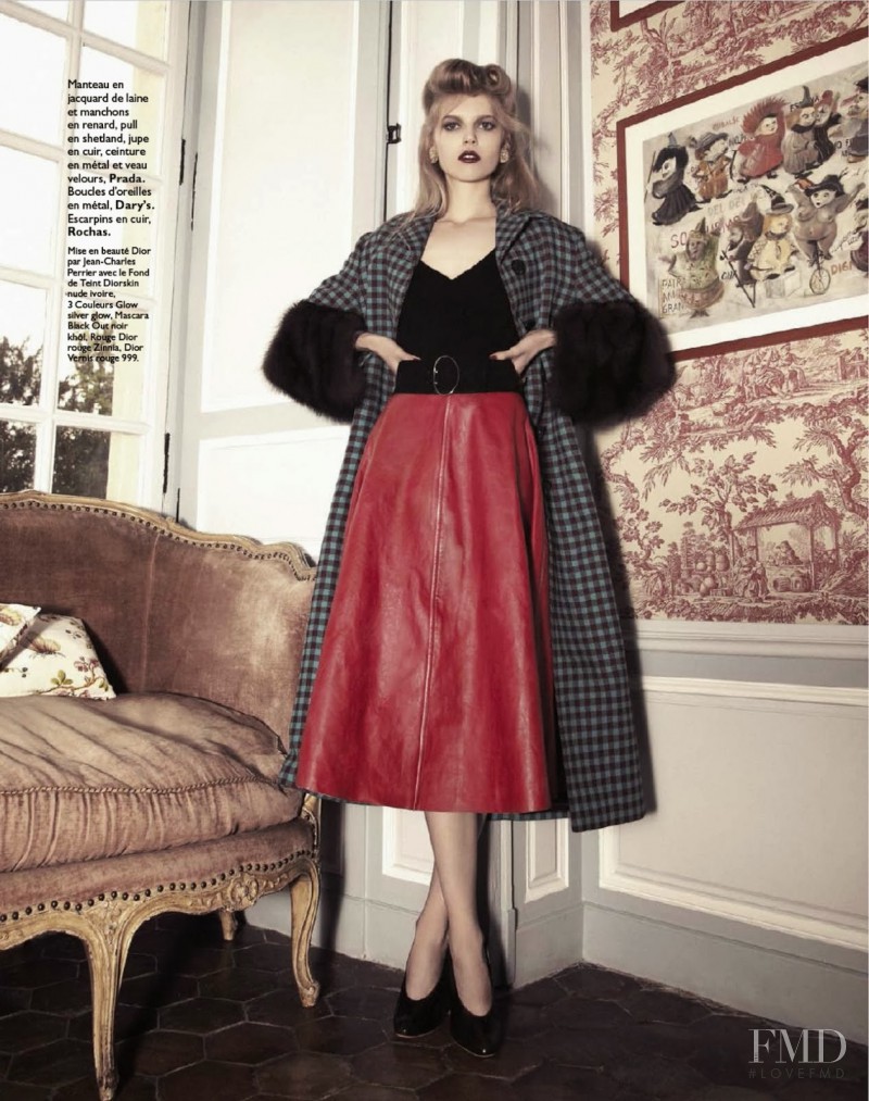Ola Rudnicka featured in Caprices, September 2013