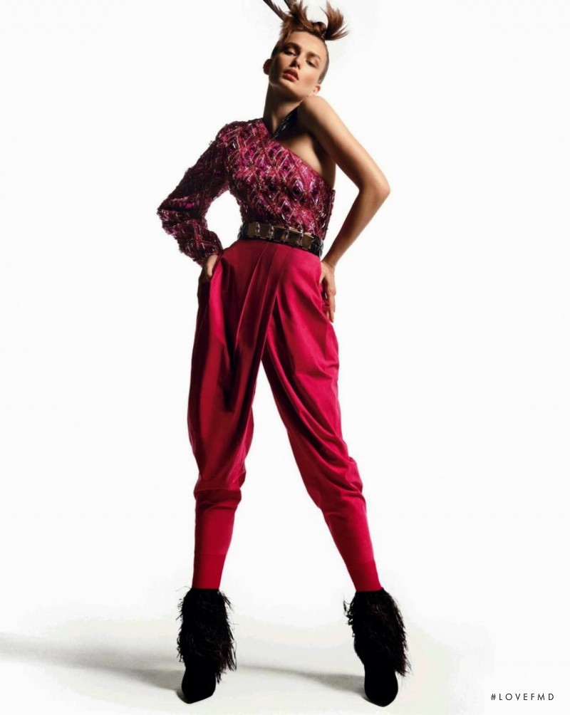 Andreea Diaconu featured in Rose Noire, October 2013