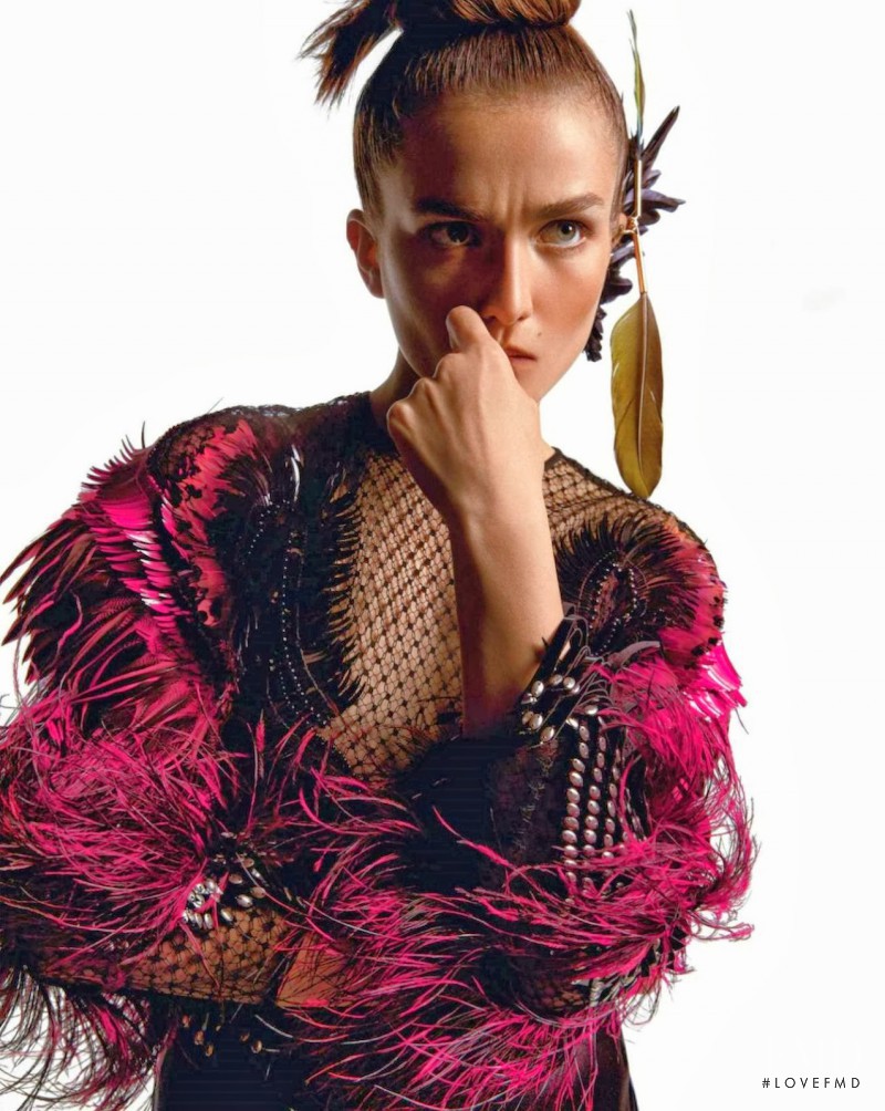 Andreea Diaconu featured in Rose Noire, October 2013