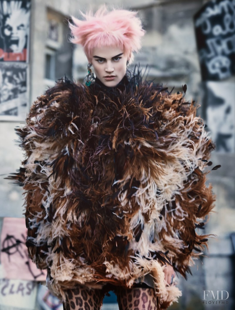 Saskia de Brauw featured in Couture Clash, October 2013