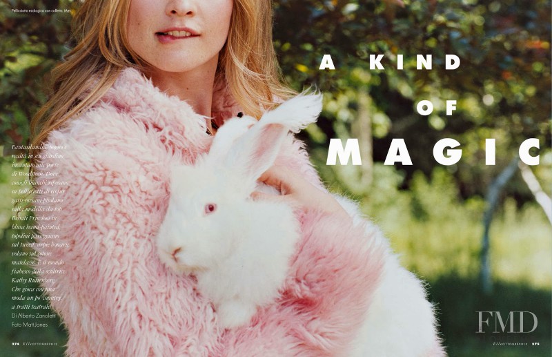 Behati Prinsloo featured in A Kind Of Magic, October 2013