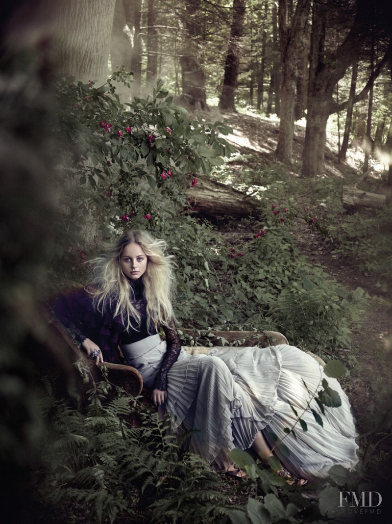 Nina van Bree featured in Into The Woods, September 2011