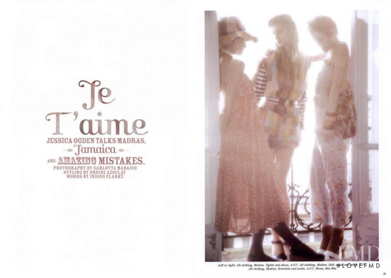 Maria Babikova featured in Je t\'aime, March 2009