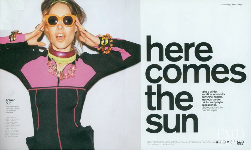 Virginia Slaghekke featured in Here comes the sun, December 2011