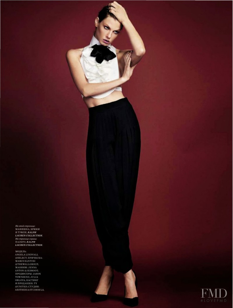Angela Lindvall featured in World War, October 2013
