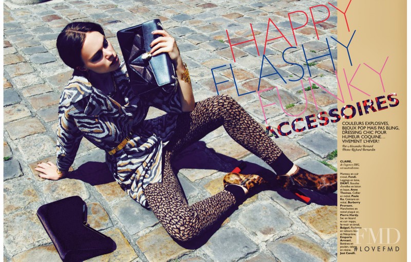 Claire Collins featured in Happy Flashy Funky Accessoires, September 2013