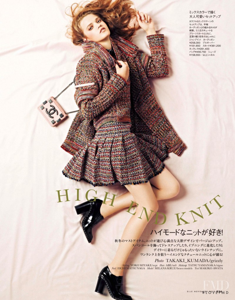 Milana Kruz featured in High End Knit, November 2013