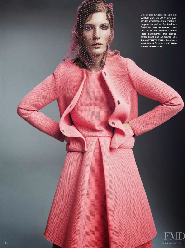 Valerija Kelava featured in Cool Pink, October 2013