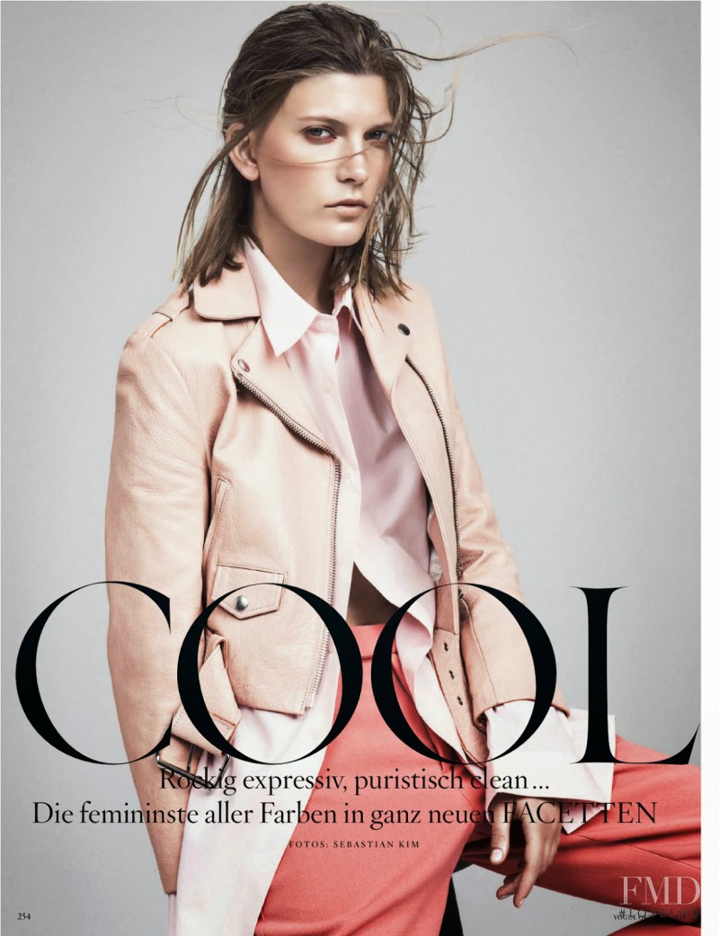 Valerija Kelava featured in Cool Pink, October 2013