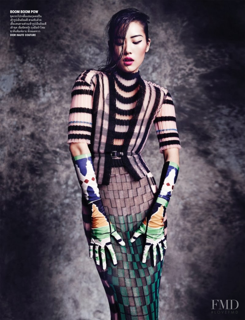 Liu Wen featured in The Empress\' New Clothes, October 2013
