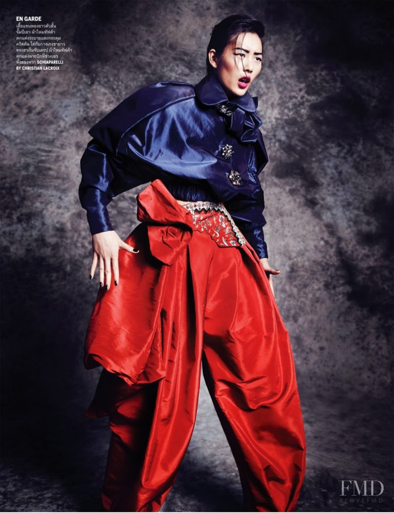 Liu Wen featured in The Empress\' New Clothes, October 2013