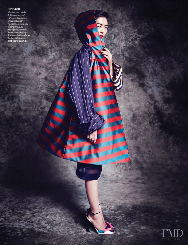 Liu Wen featured in The Empress\' New Clothes, October 2013