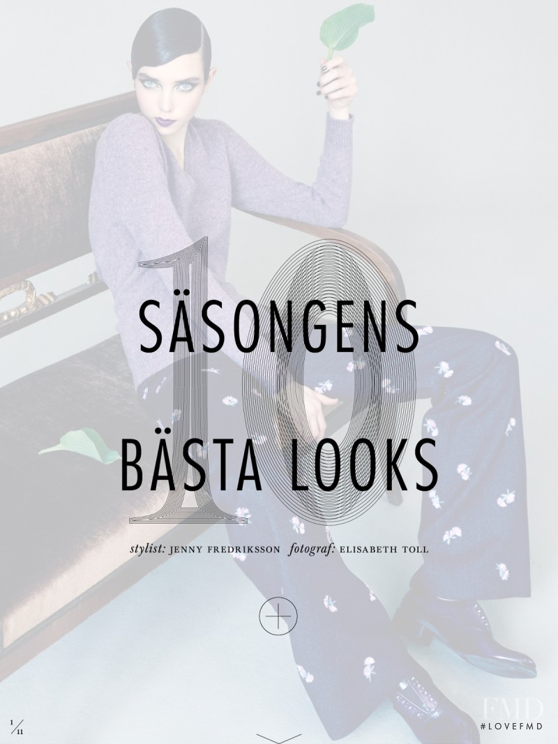 Josefine Svenningsen featured in Säsongens Bästa Looks, October 2013