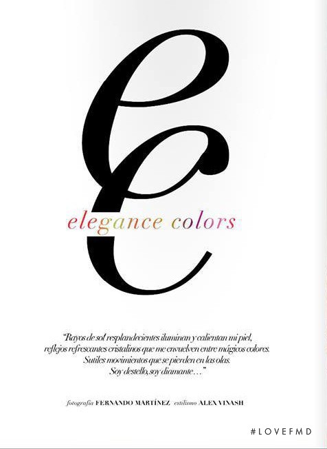 Elegance Colors, July 2013