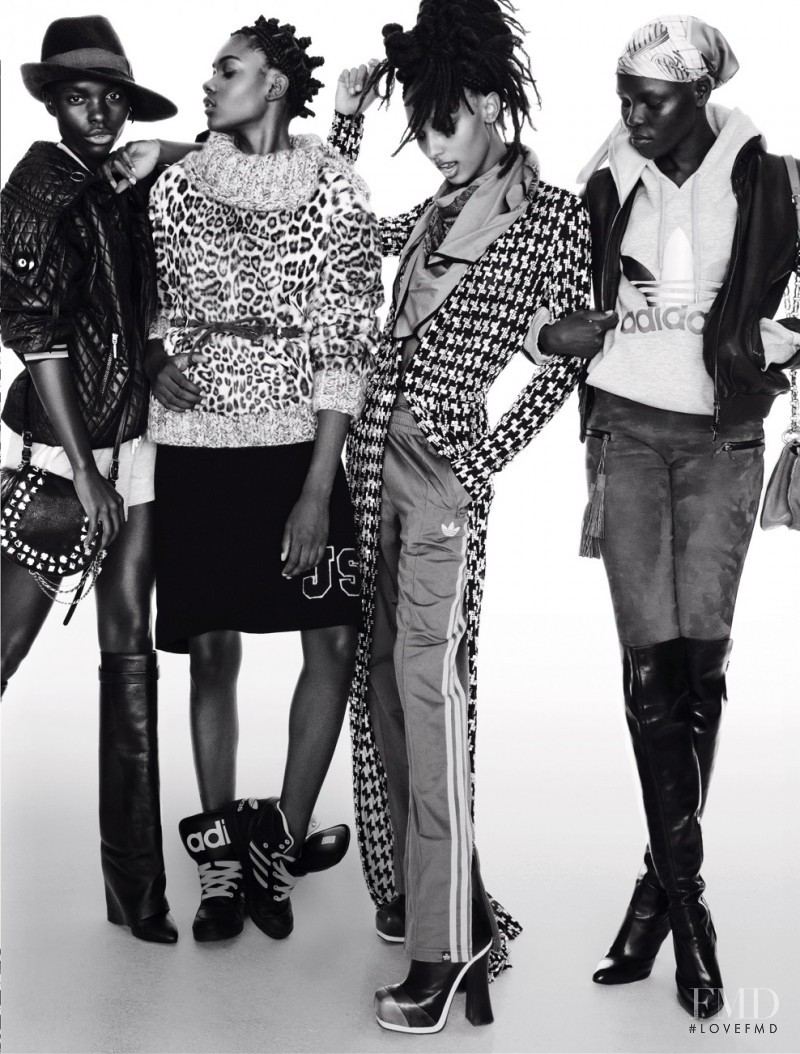 Grace Bol featured in Take It Easy, September 2012