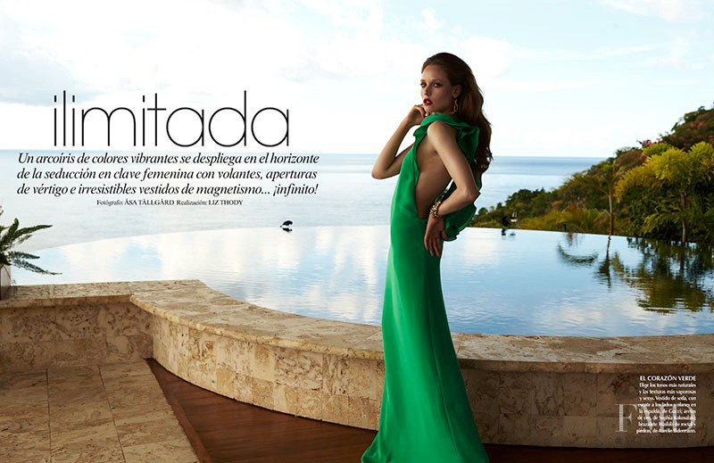 Valeria García featured in Ilimitada, June 2013