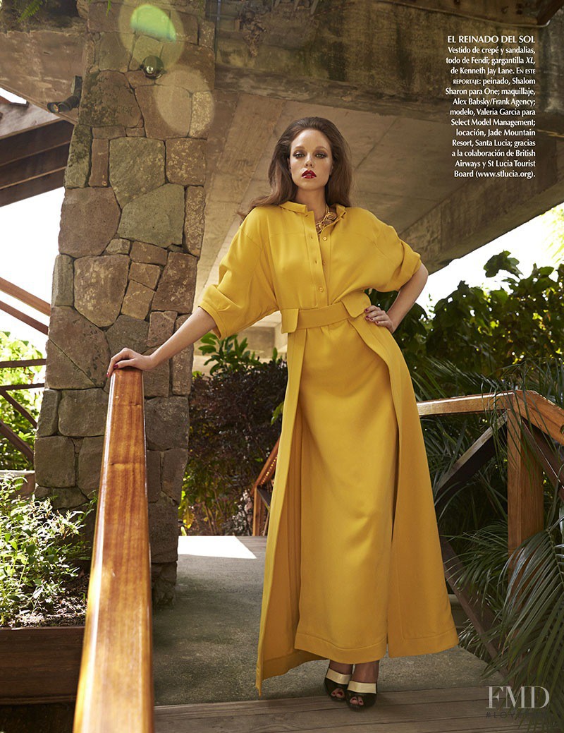 Valeria García featured in Ilimitada, June 2013