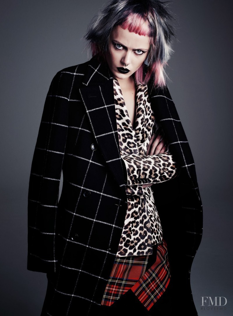 Frida Gustavsson featured in Punk Attitude, September 2013