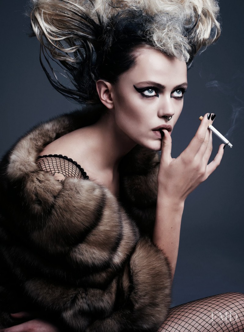 Frida Gustavsson featured in Punk Attitude, September 2013