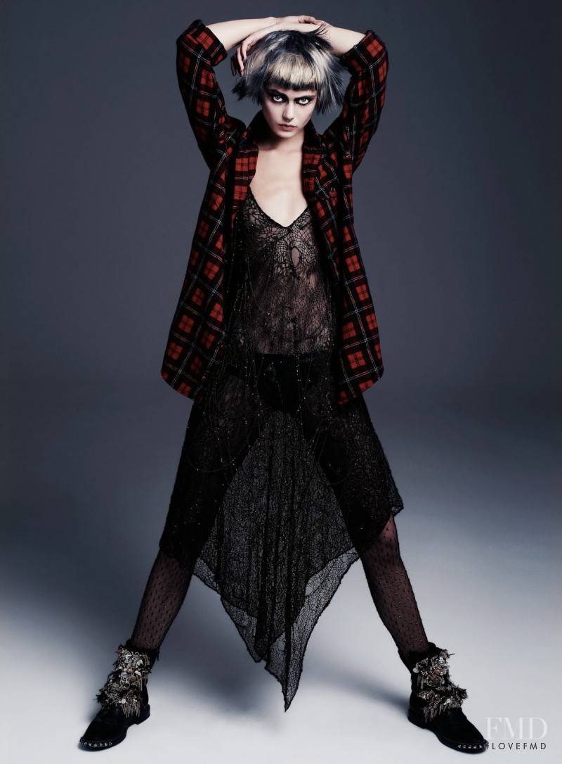 Frida Gustavsson featured in Punk Attitude, September 2013