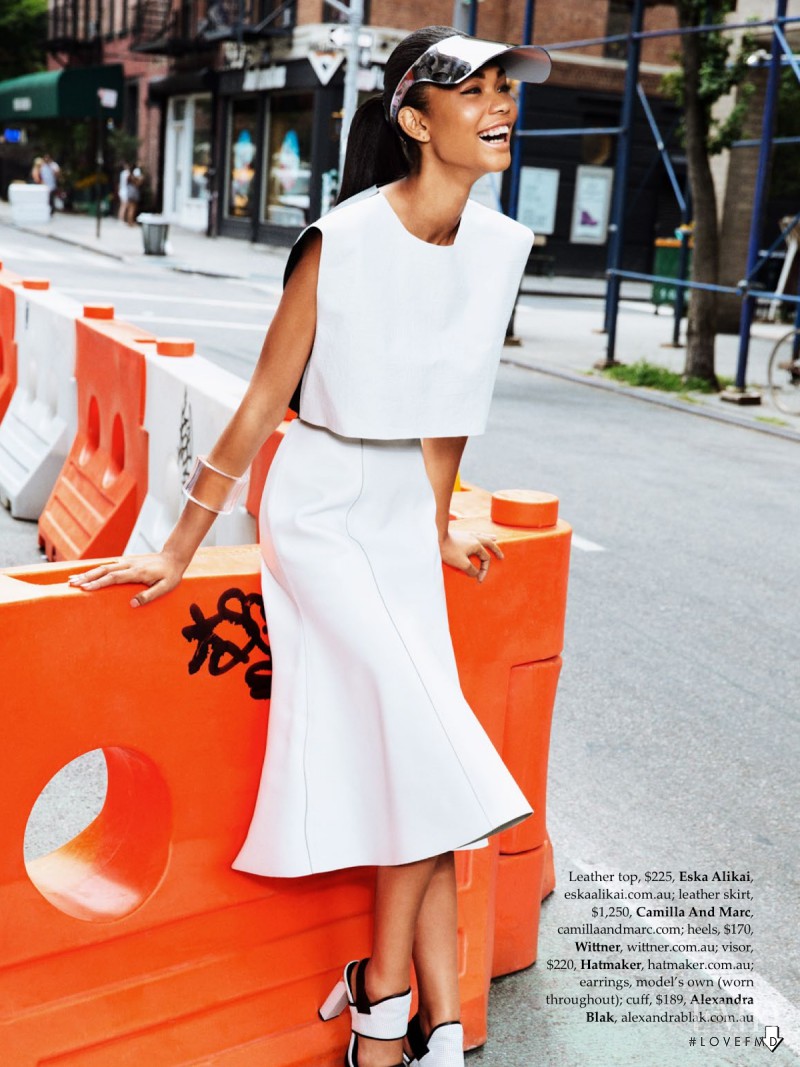 Chanel Iman featured in Urban Renewal, October 2013