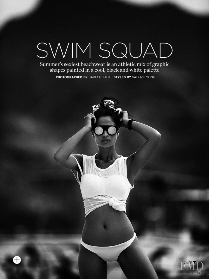 Shanina Shaik featured in Swim Squad, November 2013