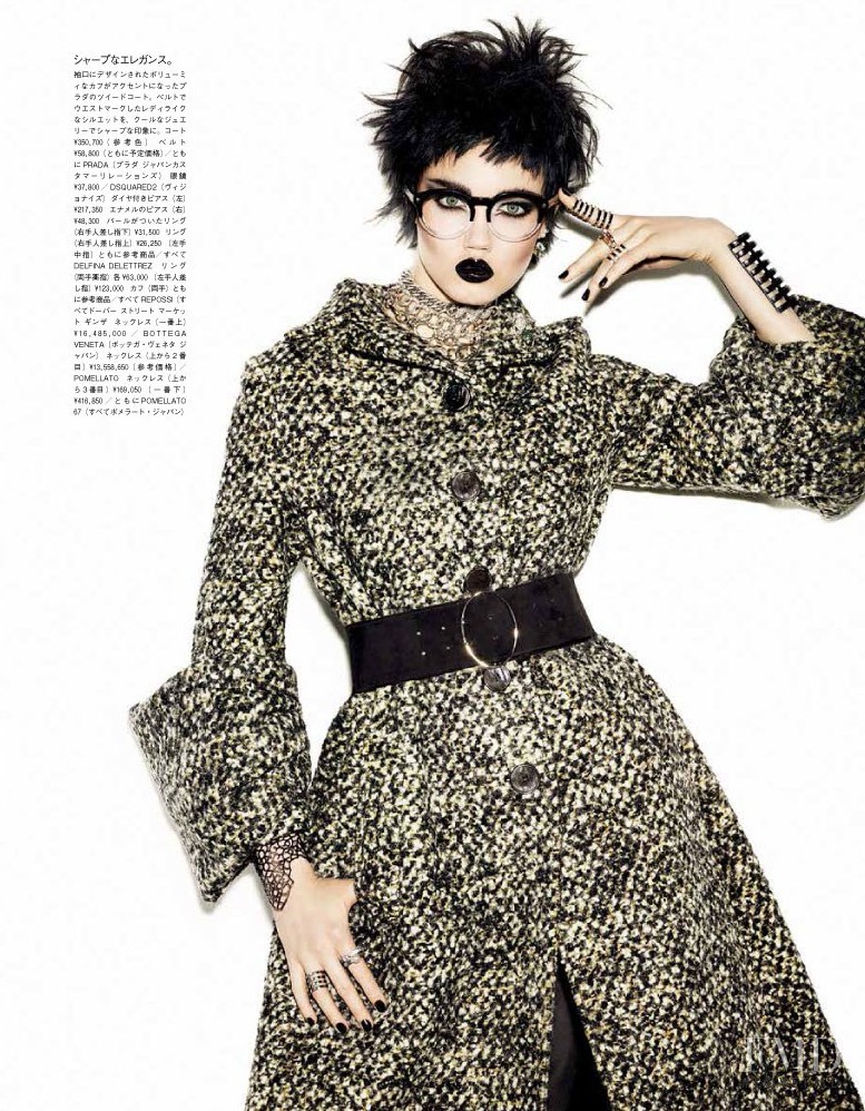 Lindsey Wixson featured in A Classic Rebel, November 2013