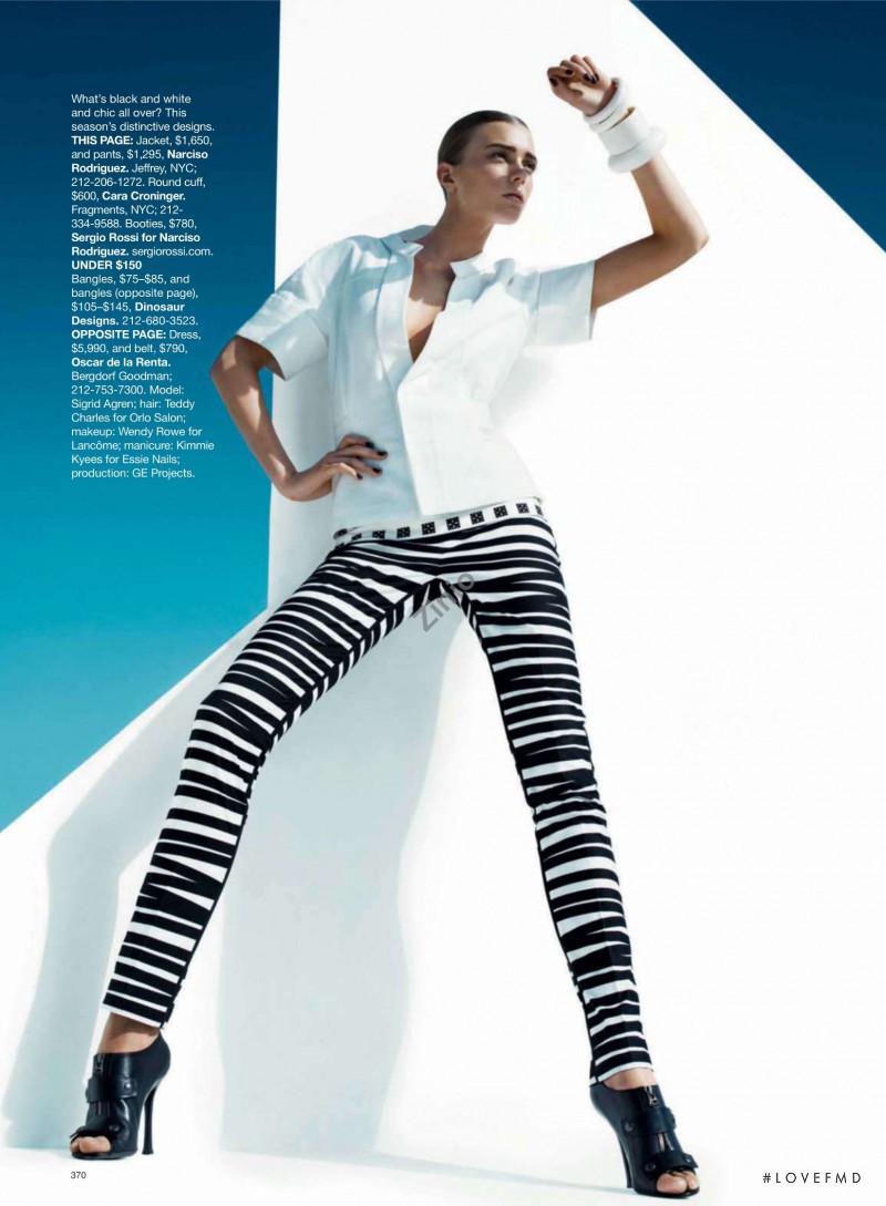 Sigrid Agren featured in Go Graphic, March 2009